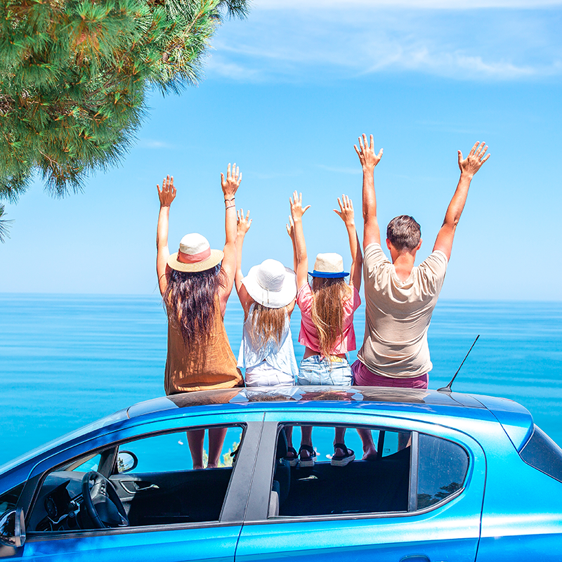 Férias de verão em família