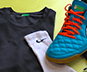 Etiquetas personalizadas para roupas de esporte