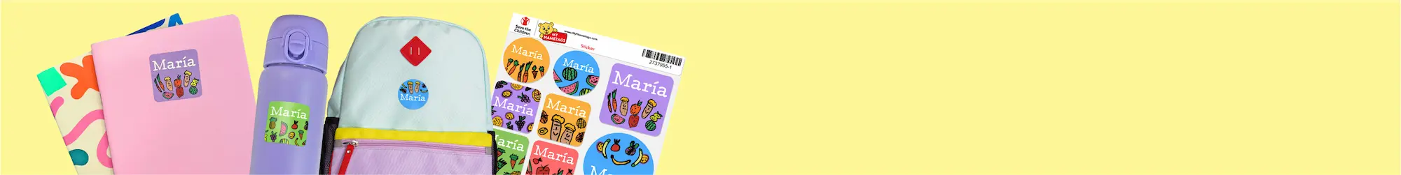 Banner de Maxistickers personalizados Save the Children