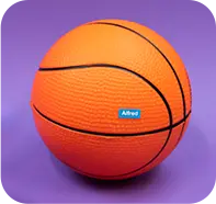 basquete com miniadesivo